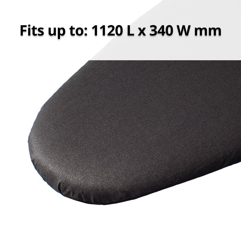 Compass Small Ironing Board Cover Metallic Black 1120x340mm