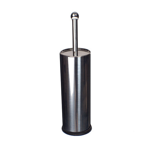 Compass Stainless Steel Toilet Brush with Caddy