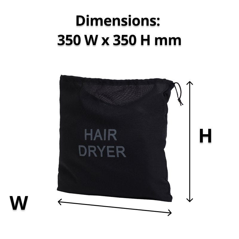 Compass Hair Dryer Bag Synthetic Black Pack of 50