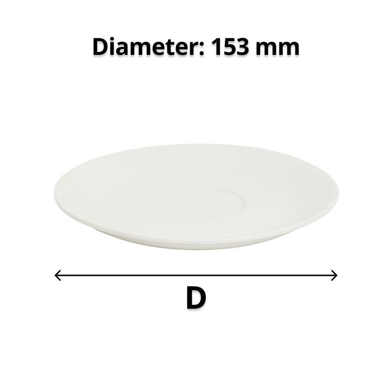 Connoisseur A-La-Carte Saucer for Stackable Cup 150mm Pack of 6