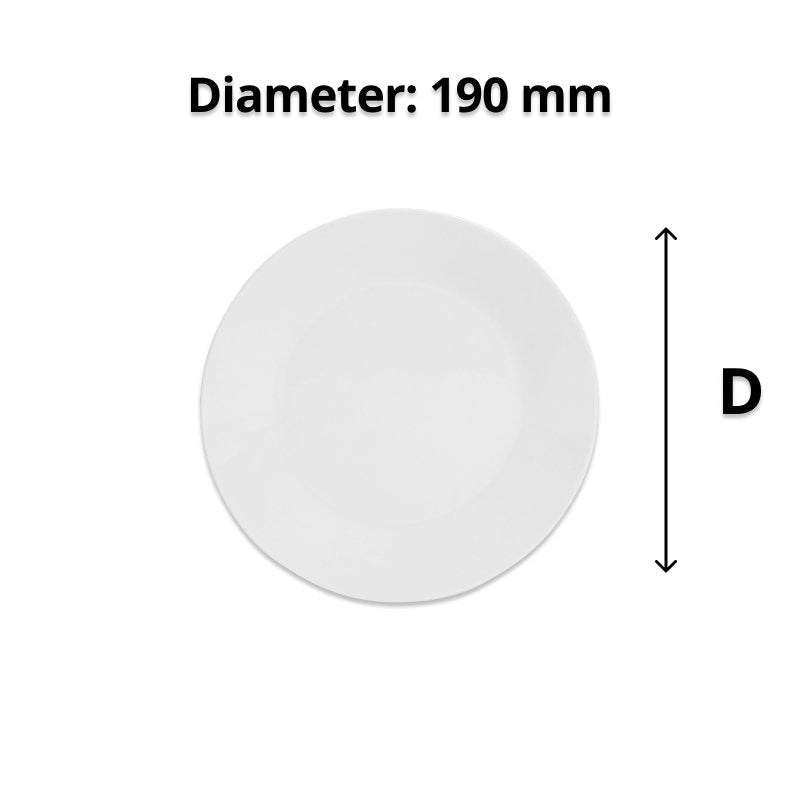 Connoisseur Basics Side Plate 190mm Pack of 36