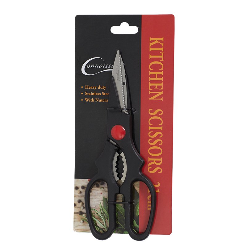 Connoisseur Kitchen Scissors 21cm Black