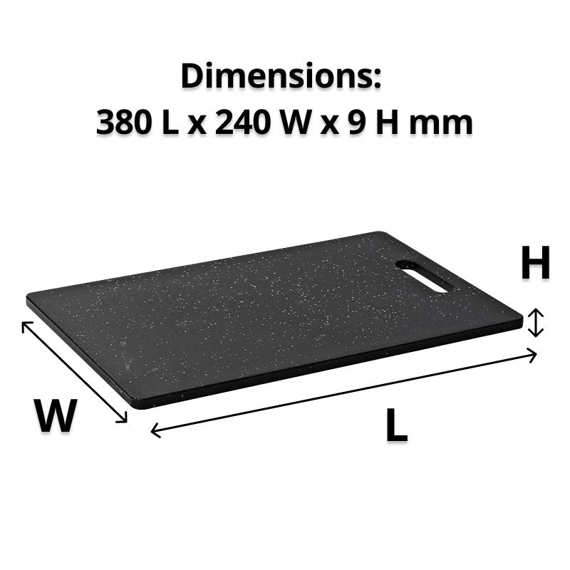 Connoisseur Plastic Chopping Board Midnight Black