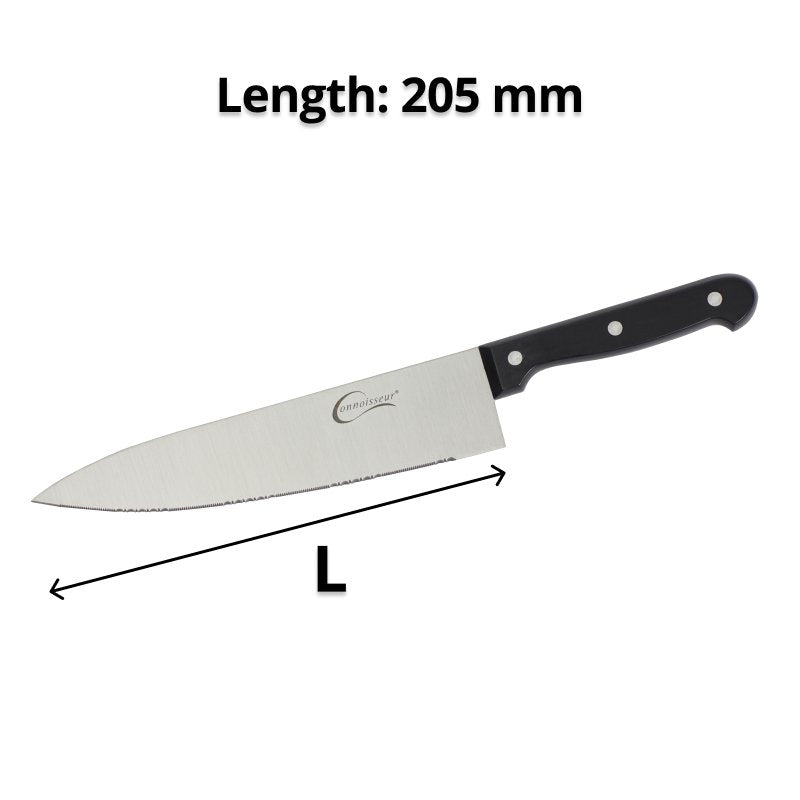 Connoisseur Serrated Edge Cooks Knife 20.5cm