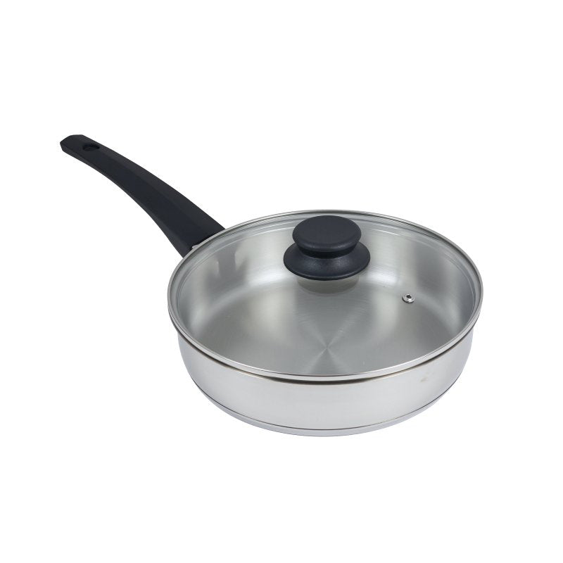 Connoisseur Stainless Steel Frypan 24cm with Glass Lid