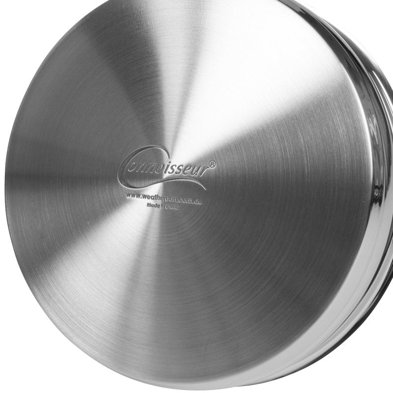 Connoisseur Stainless Steel Saucepan 18cm 1.5L with Glass Lid