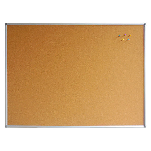 Rapidline Standard Corkboard 1500 x 15 x 1200mm Aluminium Frame