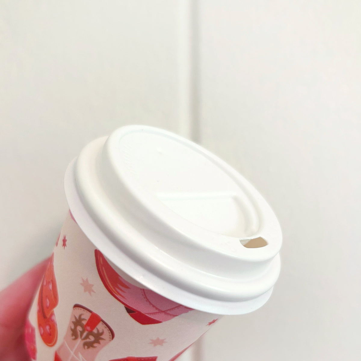 Creative Cafe Co 4oz PP Babycino Espresso Lids White - Carton 1000