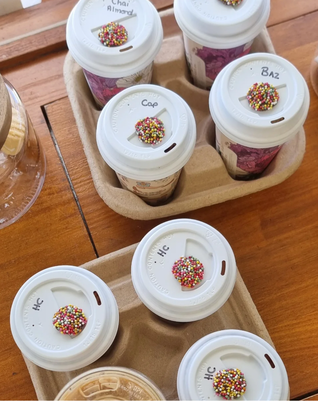 Creative Cafe Co 90mm PP Hot Cup Lids White - Carton 1000