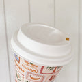Creative Cafe Co 90mm Sugarcane Pulp Hot Cup Lids - Carton 1000