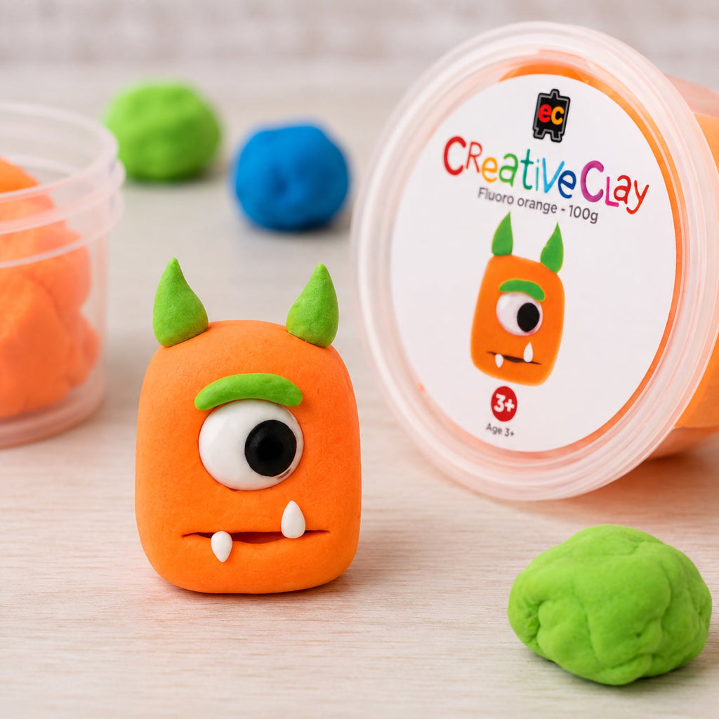 CreativeClay 100g Fluoro Orange