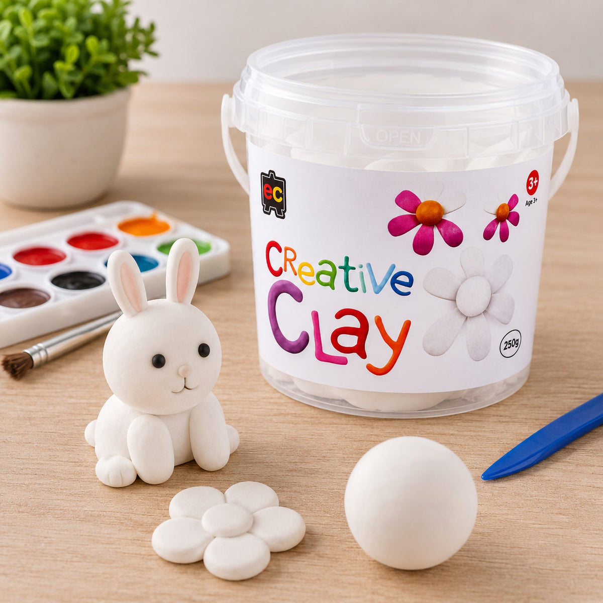 CreativeClay 250g White