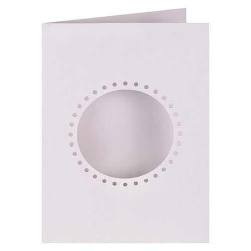 Zart Christmas Cut-Out Threading Cards Pack of 10