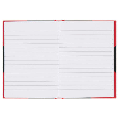Cumberland Black and Red Notebook Gloss Cover A6 100 Leaf