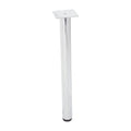 Rapidline Round Leg Set of 4 60mm Diameter Only Chrome for Workstation