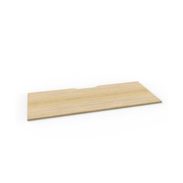 Rapidline Scalloped Table Top 1800 x 750 x 25mm Only Natural Oak