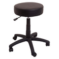 Rapidline Data Stool 450-570mm Height Black PU