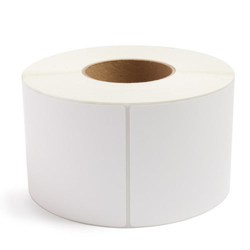 Direct Thermal Labels Permanent Adhesive Perforated 102 x 74mm Core 25mm White Roll of 1000