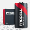Procell Intense Power Alkaline D 1.5V Battery Pack of 12