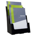 Deflecto 3 Pocket 3 Tier Recycled Brochure Holder A4