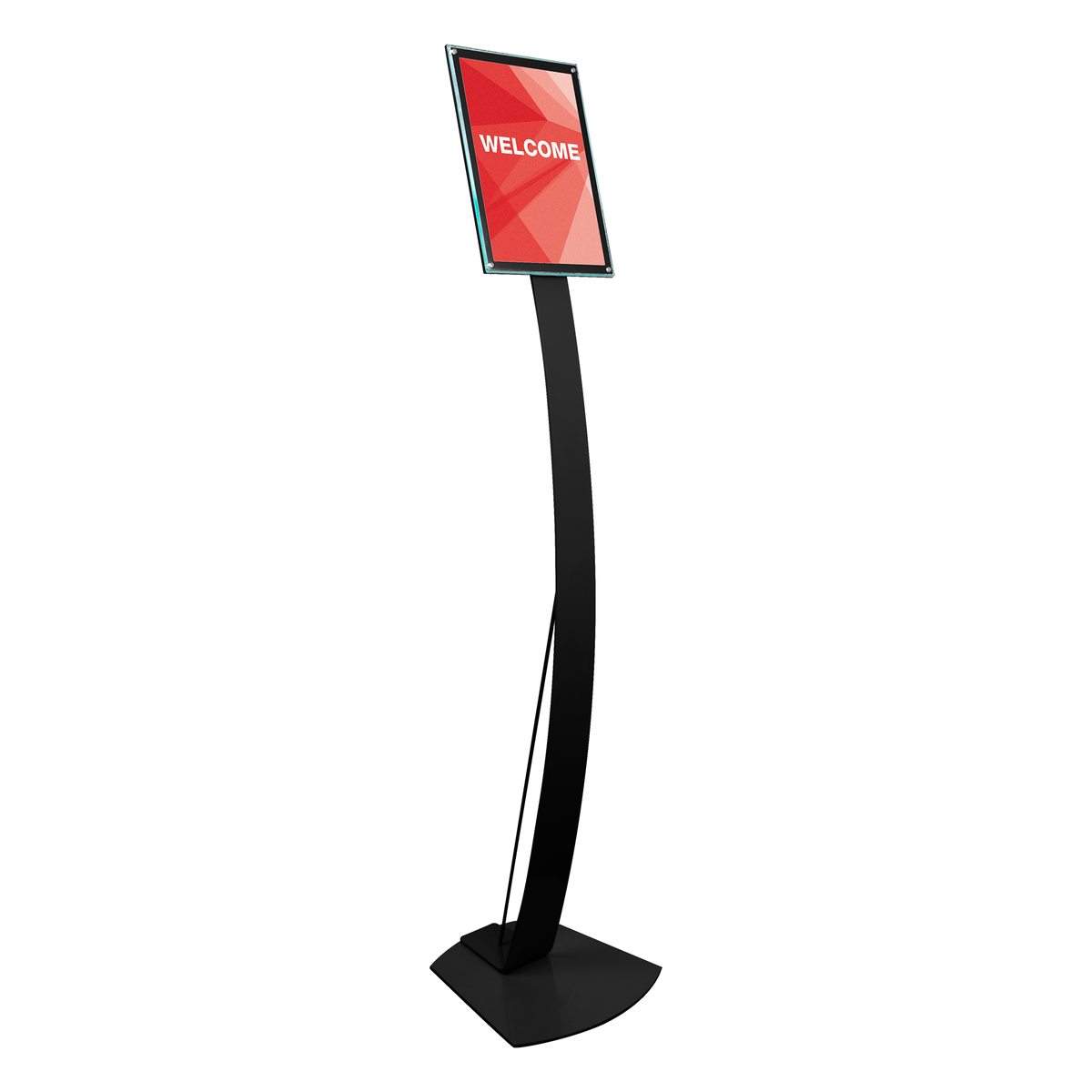 Deflecto Contemporary Sign Stand A4 Black