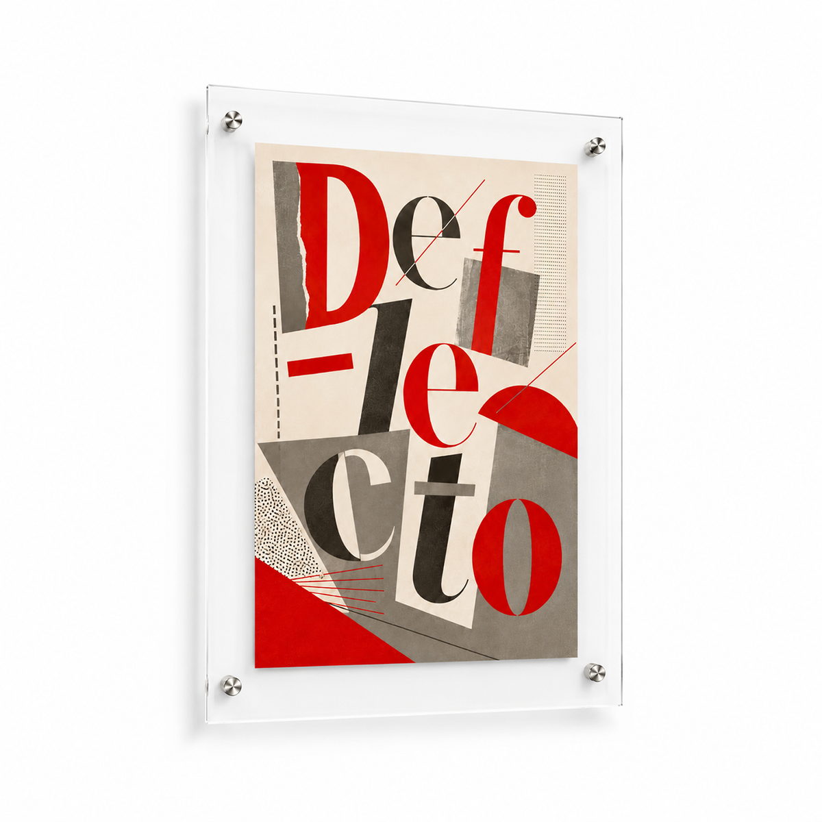 Deflecto A4 Acrylic Poster and Photo Holder Wall Mount