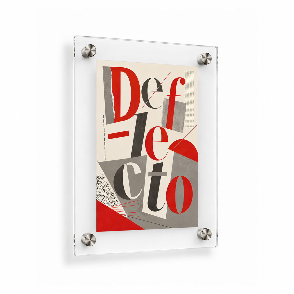 Deflecto A5 Acrylic Poster and Photo Holder Wall Mount