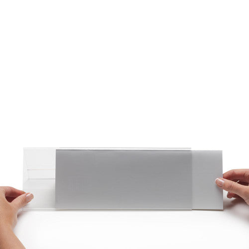 Deflecto Desk Tent Style Sign Holder A5 Landscape
