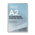 Deflecto A2 Silver Picture and Certificate Frame