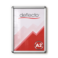 Deflecto A2 Silver Rounded Edge Snap Frame 25mm Profile