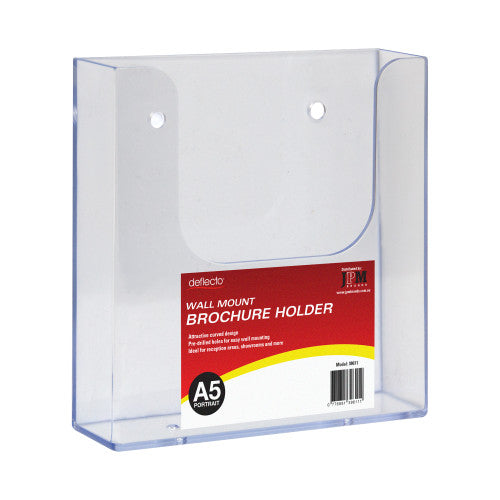 Deflecto Wall Mount Brochure Holder A5