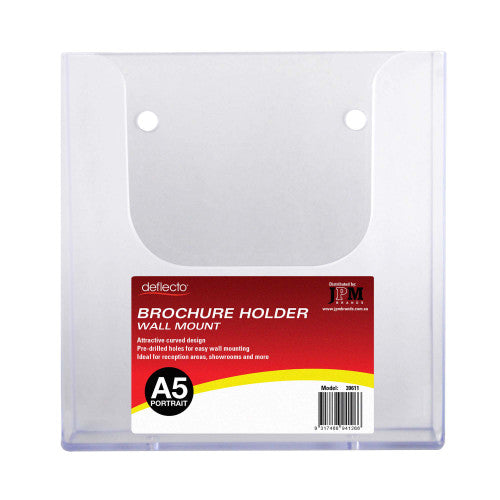 Deflecto Wall Mount Brochure Holder A5