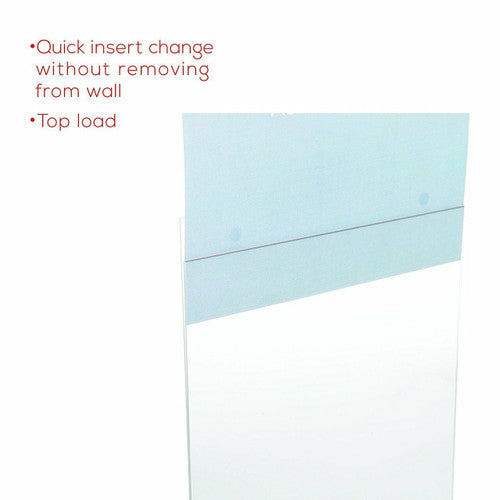 Deflecto Wall Mount Sign Holder A4 Portrait