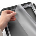Deflecto A4 Black Water Resistant Snap Frame 32mm Profile