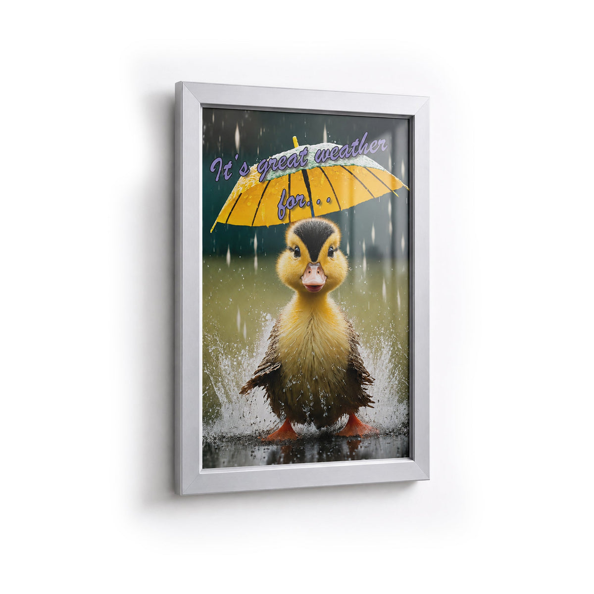 Deflecto A4 Silver Water Resistant Snap Frame 32mm Profile
