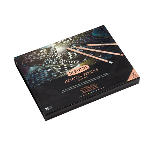 Derwent Academy 20th Anniversary Metallic Pencils Assorted Set of 20