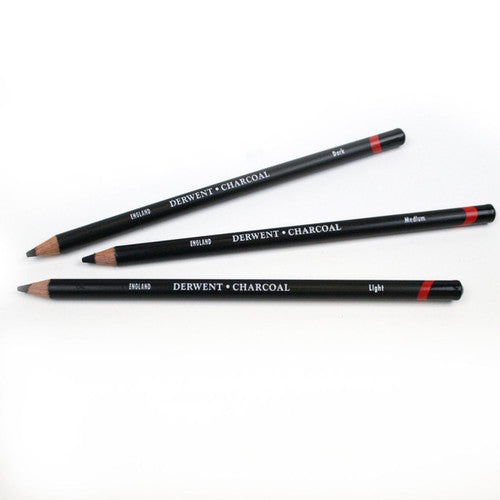 Derwent Academy Charcoal Pencil Medium Box of 12