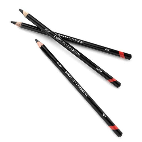 Derwent Academy Charcoal Pencils Pack of 4 Box of 6