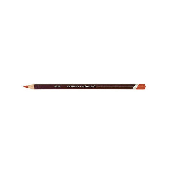 Derwent Coloursoft Pencil Bright Orange Box of 6