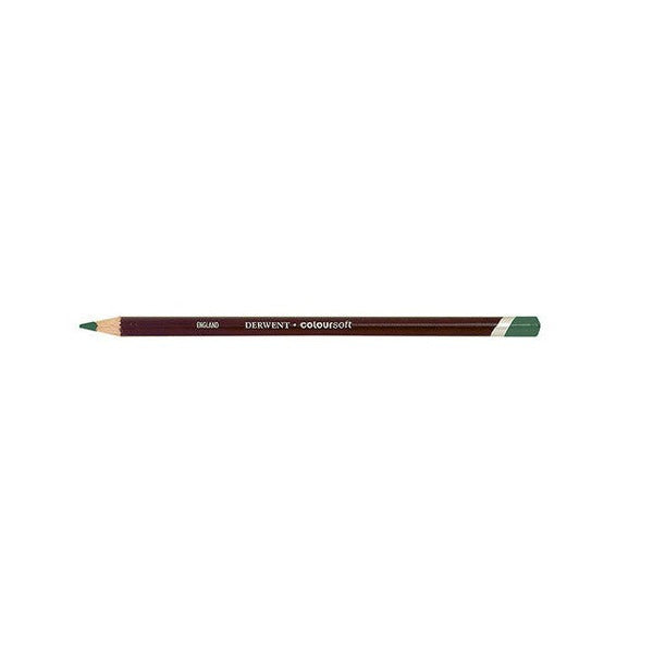 Derwent Coloursoft Pencil Mid Green Box of 6