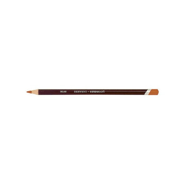 Derwent Coloursoft Pencil Orange Box of 6