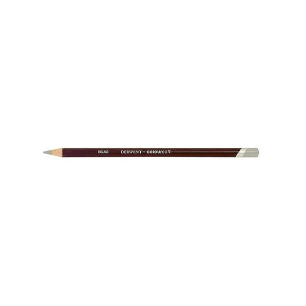 Derwent Coloursoft Pencil White Grey Box of 6