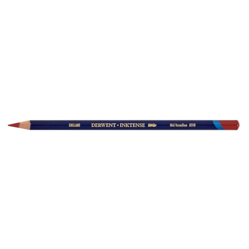 Derwent Inktense Pencil Mid Vermilion Box of 6