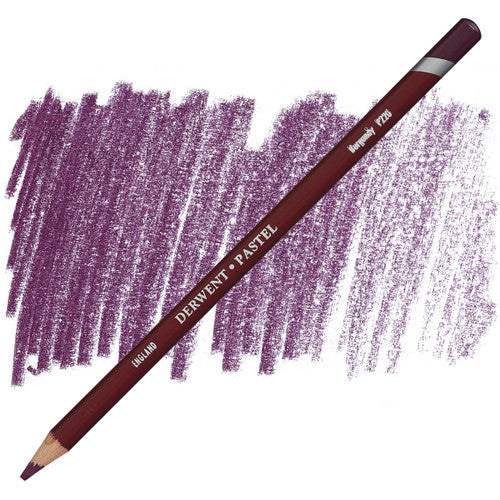 Derwent Academy Pastel Pencil Burgundy Box of 6