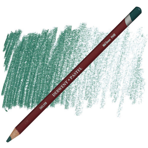 Derwent Academy Pastel Pencil Mid Green Box of 6