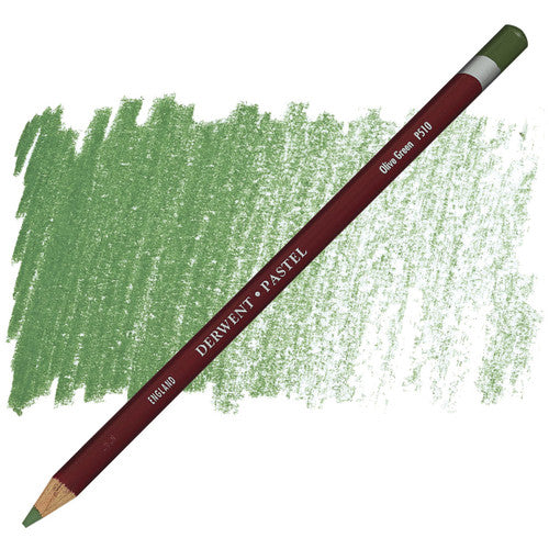 Derwent Academy Pastel Pencil Olive Green Box of 6