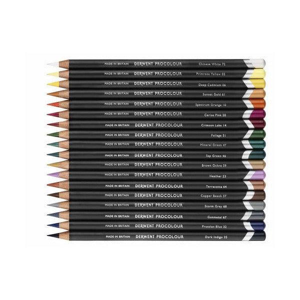 Derwent Procolour Pencil Lime Box of 6