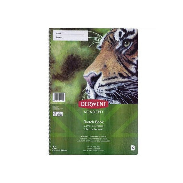 Derwent Academy Sketch Book A2 Portrait 20 Pages Pack of 5