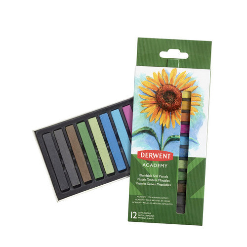 Derwent Academy Soft Pastels Assorted Pack of 12