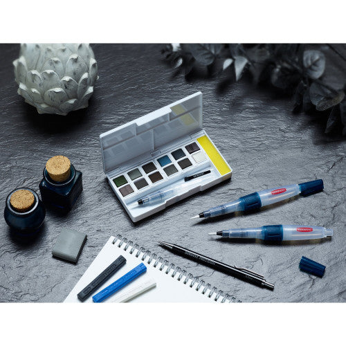 Derwent Academy Tinted Charcoal Paint Pan Set Pack of 6